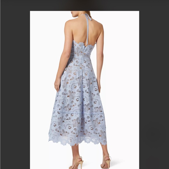 The Essentials Tia Lace Midi-dress In Cornflower
$  Nwt NEW Woman's medium - Picture 7 of 8